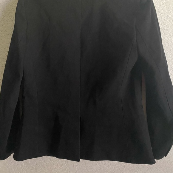 J. Crew Going Out $198 Black Preppy Dark Academia Gramercy Twill Open Blazer 4 - Picture 11 of 16